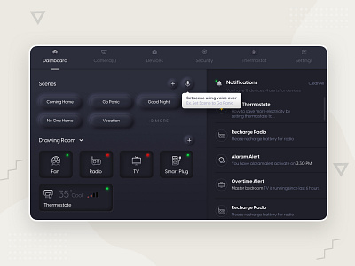 Smart Device Manager app design graphics neomorphic sketch app smarthome ui ui design ux