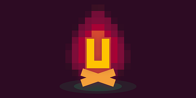 Game UX Bonfire bonfire campfire fire game ux games pixel pixel art ux video games