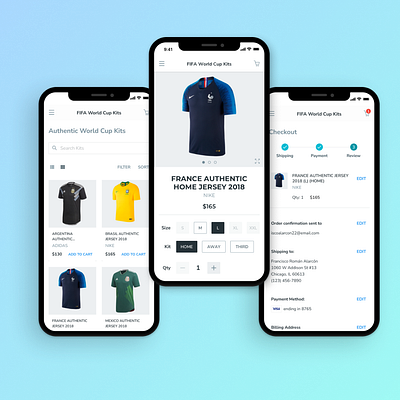 Online Shopping Experience app design ui ux