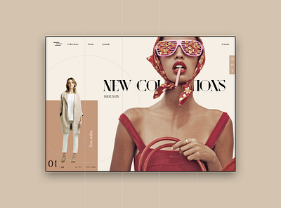 Fashion fashion fashion illustration ui uiux webdesign