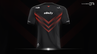 Atlanta FaZe 2021 Concept Jersey - Back atlanta faze concept concept jersey faze 2021 jersey faze 21 jersey jersey