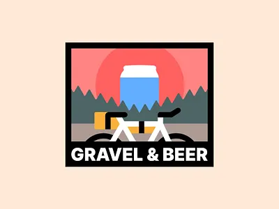 Cycle Club Badge badge beer branding clean cycling design flat illustration illustrator logo minimal nature patch vector