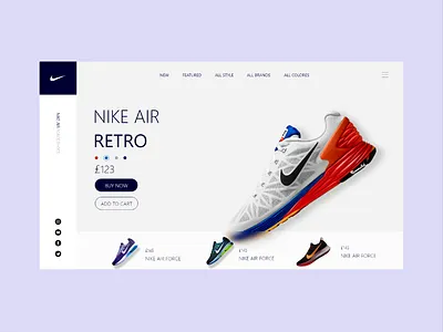 NIKE SHOES DESIGN 2021 adobe xd art design ecommerce ecommerce design event nike air nike design nike shoes retro shoes shop ui ui design ux ux design web