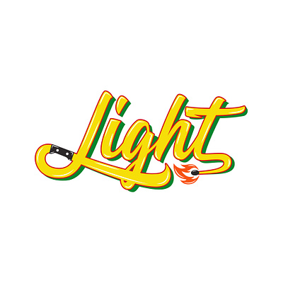 Light behance calligraphy clothing design creative custom lettering customtype freelance designer hand drawn handlettering illustration lettering letteringartist logo logotype modern logo music logo portfolio record label reggae typography