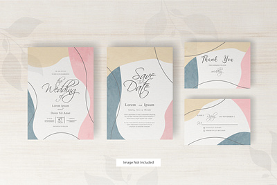 Wedding invitation card template with of hand painted abstract abstract art background brush card creative design drawing graphic illustration invitation modern paint paper template texture vector wallpaper watercolor wedding