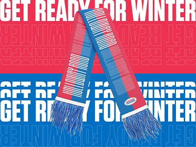 Holloway Road scarf art direction branding knit scarf streetwear textile typography winter