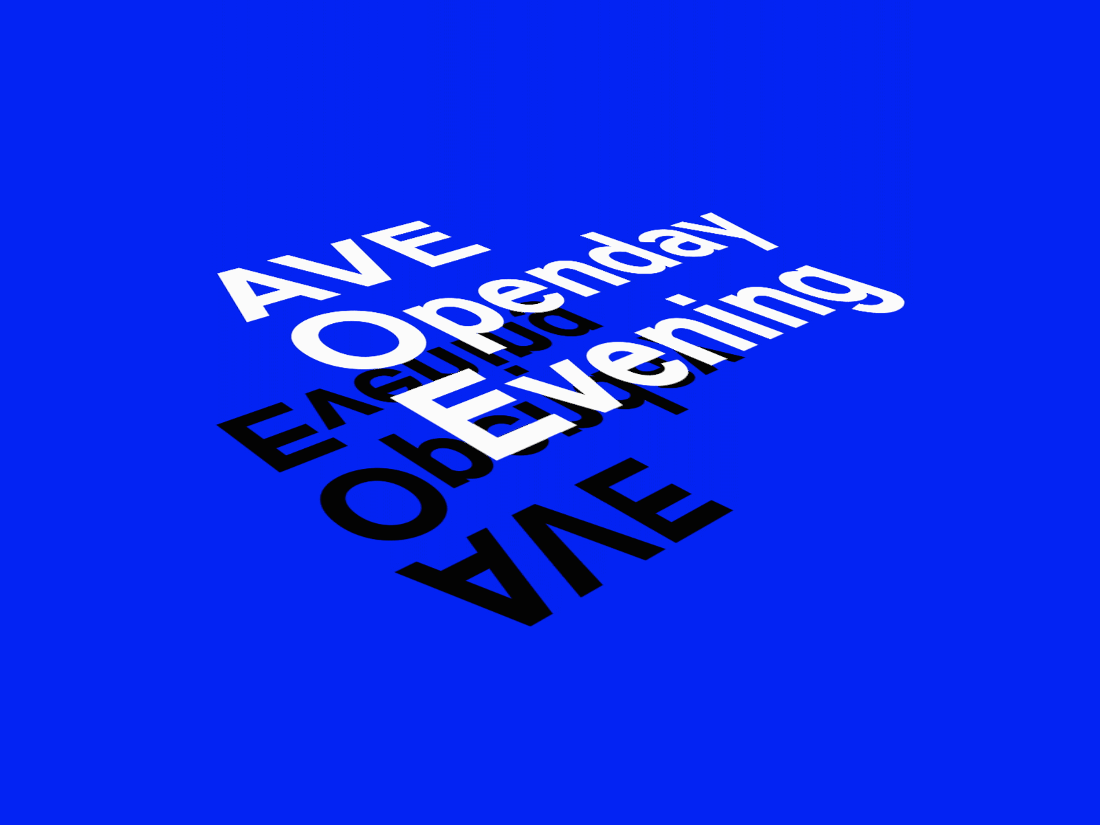 AVE Open day animation aftereffects animated gif animated type animation cinema4d interaction marketing social media design socialmedia typography