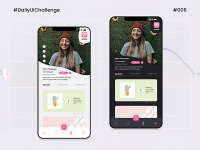 DailyUI 006 - User Profile Page adobe xd app app design daily ui 006 dailyui dailyuichallenge design dribbble prompt shot ui ux web design