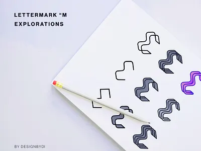 Lettermark M explorations 2d brand branding graphic designer identity letter m letter m logo lettermark letters logo logo designer logotype m m letters m logo minimal minimalist logo modern monogram typography