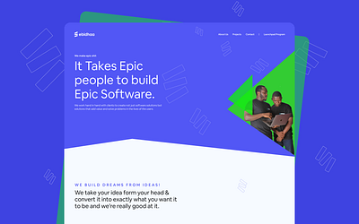 Ebidhaa Website (sample 1) agency deisgn landingpage uxui