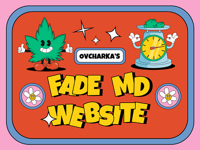 FadeMd 1930s 1960s 420 90s cannabis cartoon cartoon character character hippy illustration kush marijuana medical marijuana old cartoon rubberhose stoner vintage website weed weeds brand