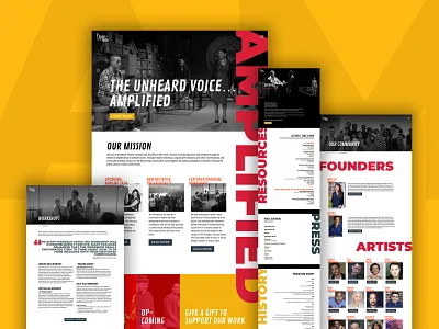 Houses on the Moon website non profit website wordpress