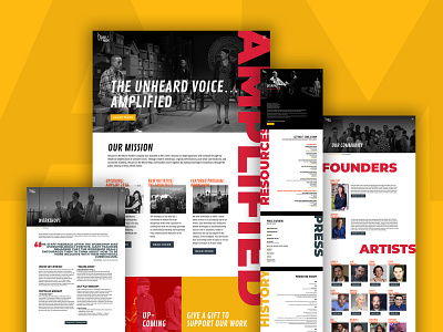 Houses on the Moon website non profit website wordpress