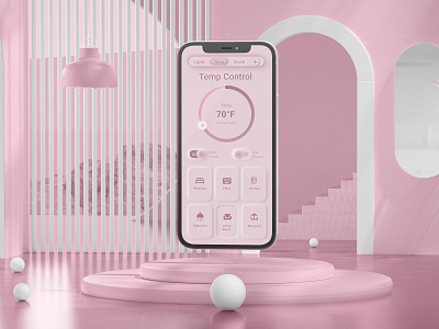 Neu Exploration - Home App app design home app neumorphic neumorphic design trends trends2021 ui ui design ux