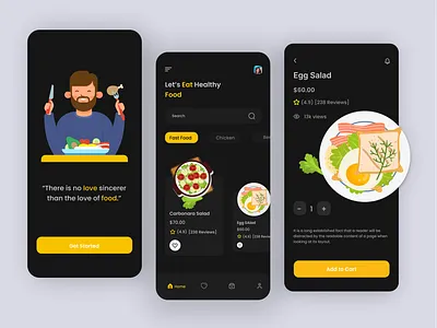 Food App best design best shot figma food food app illustration minimal mobile app mobile app design mobile ui online food order online shopping restaurant app shopping app ui trends uidesign uiux uiuxdesign