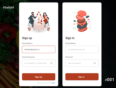 Login Screen — Daily UI daily 100 challenge daily ui daily001 dailyui dailyuichallenge ui ui ux