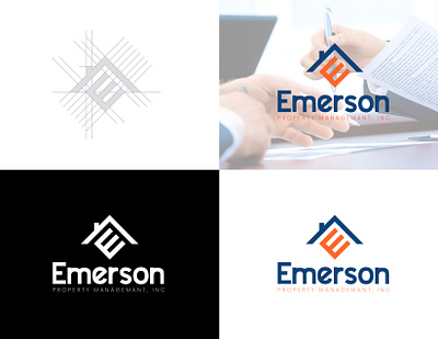 Emerson Property Management INC Logo Design brand identity branding branding design branding designer business lgo company logo custom logo emerson eye catching logo food logo logo logo design logo designer logo maker minimal logo modern logo restaurant logo unique logo