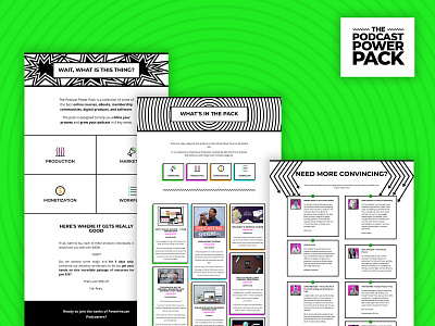 Podcast Power Pack Sales Page sales page website wordpress