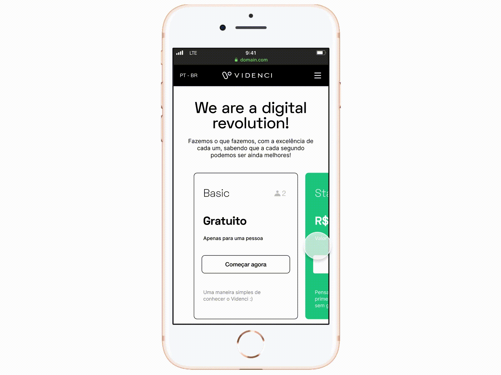Select Plan Mobile Website animation app design flat minimal ui ux web website