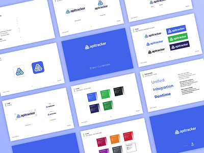 Brand Guidelines for apitracker 3whales apitracker branding design logo logodesign manager