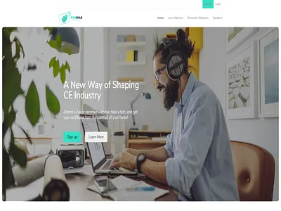 Webinar CE Classes continous education video chat video conference web design website design