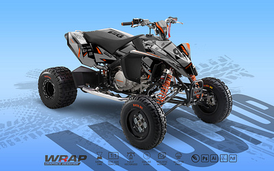 KTM QUAD atv 450 sx atv 2009 GREY copy