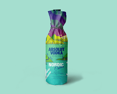 Nordic Cruises Ltd. Edition absolut art design flat flat illustration graphic design illustration illustrator linear packaging texture vector vodka