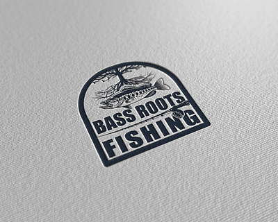 Bass Roots Fishing Logo Design abstract alfaysal360 business design fishing fishing logo fishing rod fishing t shirt fishing vector flat hunting logo illustration logo logodesign logotype outdoor template vector