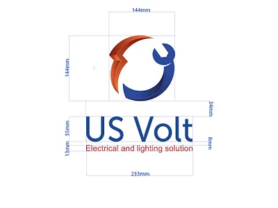 installation of the golden ratio 3d contractor design electric electrical goldenratio hvac logo mechanical volt