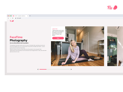 Flo Health flo lander onepager promotion web webdesign