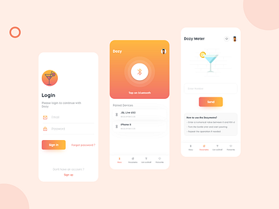 Dozy animation app branding design flat inspiration inspire instagram interaction interface minimal moisture typography ui ux webdesign website concept website design