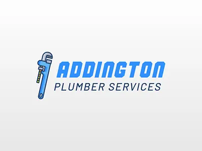 ADDINGTON PLUMBER SERVICES branding design flat icon icons logo logo design logo designer logo maker logodesign plumber logo