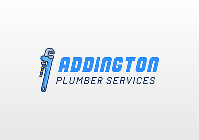 ADDINGTON PLUMBER SERVICES branding design flat icon icons logo logo design logo designer logo maker logodesign plumber logo