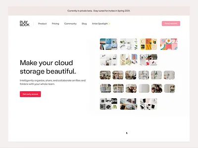 Shot #15057638 branding design homepage landing page
