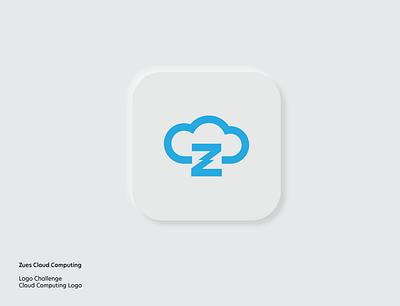 Logo Challenge: Cloud Computing branding cloud company computing dailylogochallenge design illustration logo mockup modern tech typography vector zues