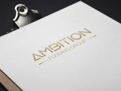 Ambition Logo Design branding design flat graphic design illustration illustrator logo minimal typography vector