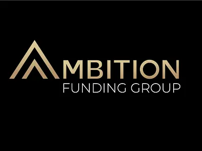 Ambition Funding Group Logo Design branding design flat graphic design illustration illustrator logo minimal typography vector