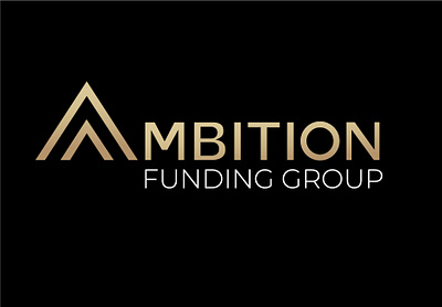 Ambition Funding Group Logo Design branding design flat graphic design illustration illustrator logo minimal typography vector