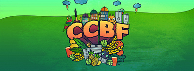 CCBF beer illustration sky vector