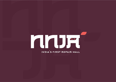 NNJA branding eyes identity illustrator japan japanese logodesign logotype minimal ninja nnja shinobi