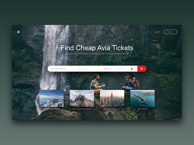 TRAVEL APP design ui ux web