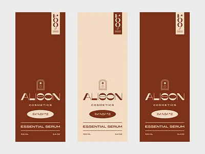 Alison Packaging branding cosmetics design icon logo package design typography vintage
