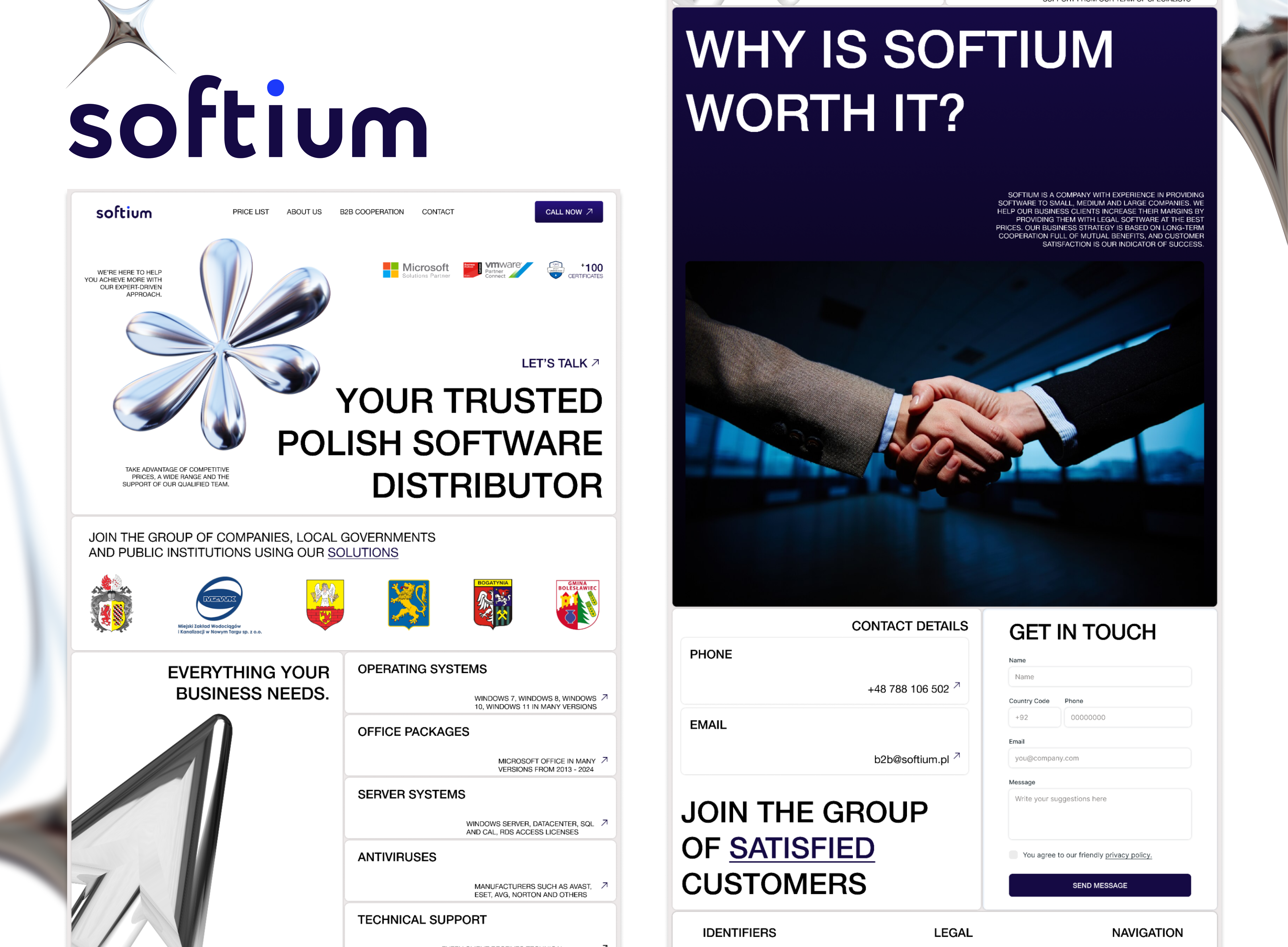Softium Landing Page Redesign branding business website design figma figma design figma designer homepage redesign landing page redesign mockups ui ui design ui designer uiux ux website design website redesign