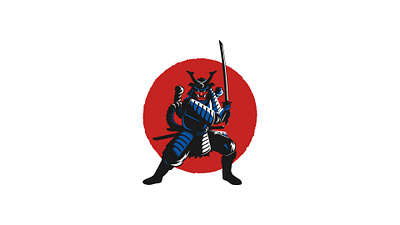 Blue Samurai Logo branding illustration logo