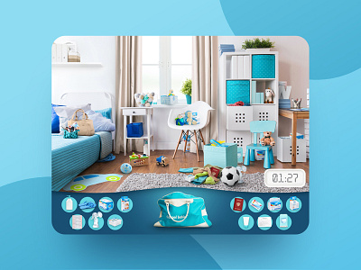 Game fore Canpol babies art direction branding collage digitalart game design graphicdesign interface photomanipulation photomontage photoshop