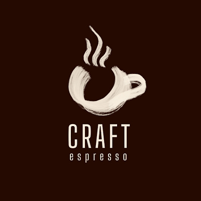 Craft Espresso Logo 1 branding hand drawn logo procreate