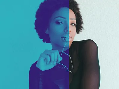 Duotone effect branding design graphicdesign illustration photoshop