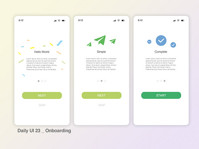 Daily UI 23/100_Onboarding app dailyui dailyuichallenge design mobile onboarding ui ux web website