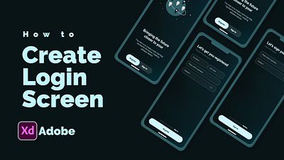 Login Screens adobe adobe xd design login design login screen mobile mobile design mobile ui modern ui ux