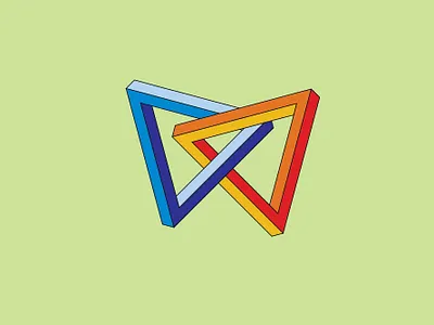The impossible triangle branding design graphicdesign icon illustration illustrator logo photoshop